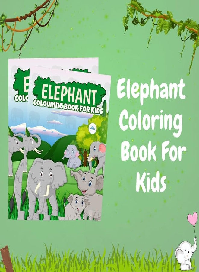 Sakuya Animals Coloring Book for Kids | Animal Coloring Page for Toddlers | Fun Activity for Boys and Girls |Baby Shower Activities-Elephant - Image 2